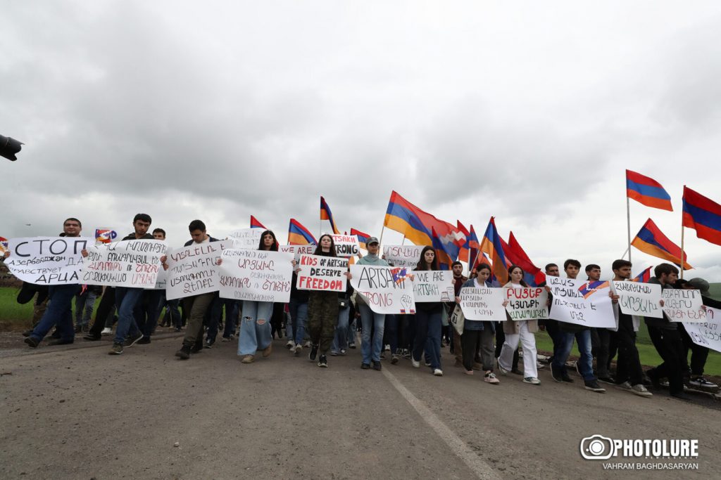 ‘Volunteer Movement’ NGO organized ‘For Artsakh, against Azerbaijan’ national rally in Kornidzor, Syunik province of Armenia